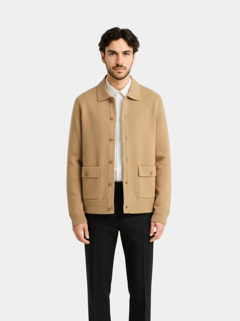 Essential Cashmere Jacket - Cross & Crown