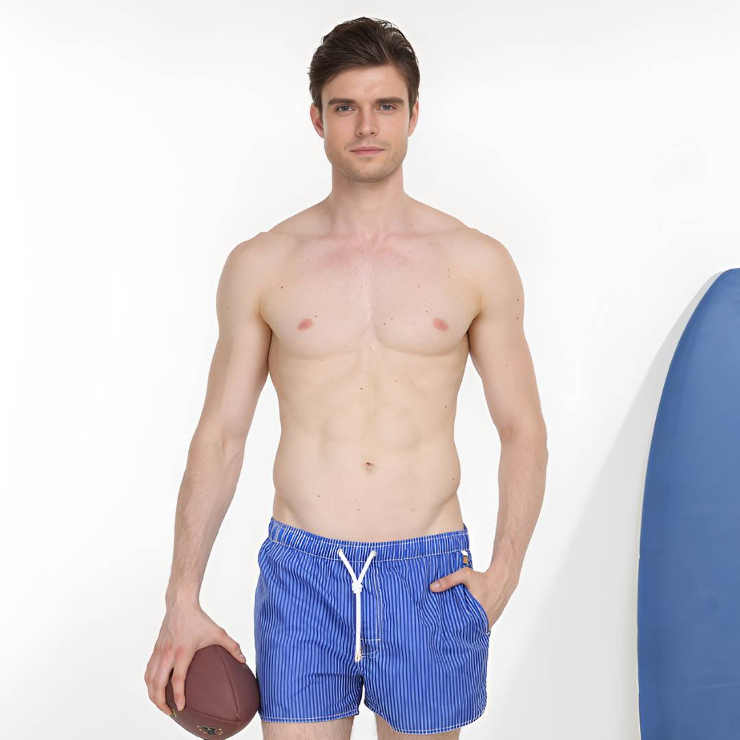 Short Praia Listrado Gialos