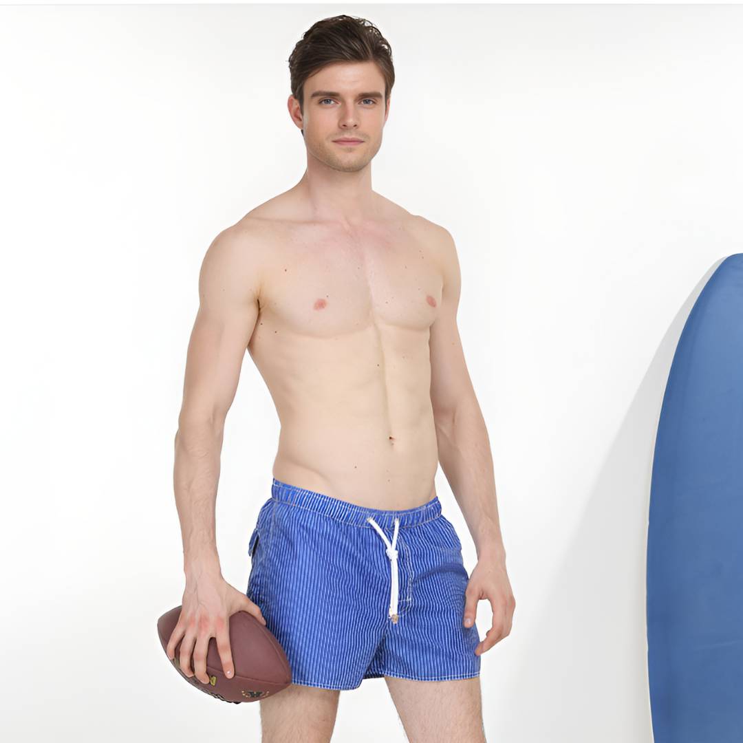 Short Praia Listrado Gialos