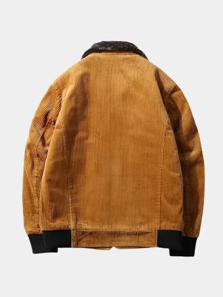 Thermal Windbreaker Corduroy Jacket - Cross & Crown