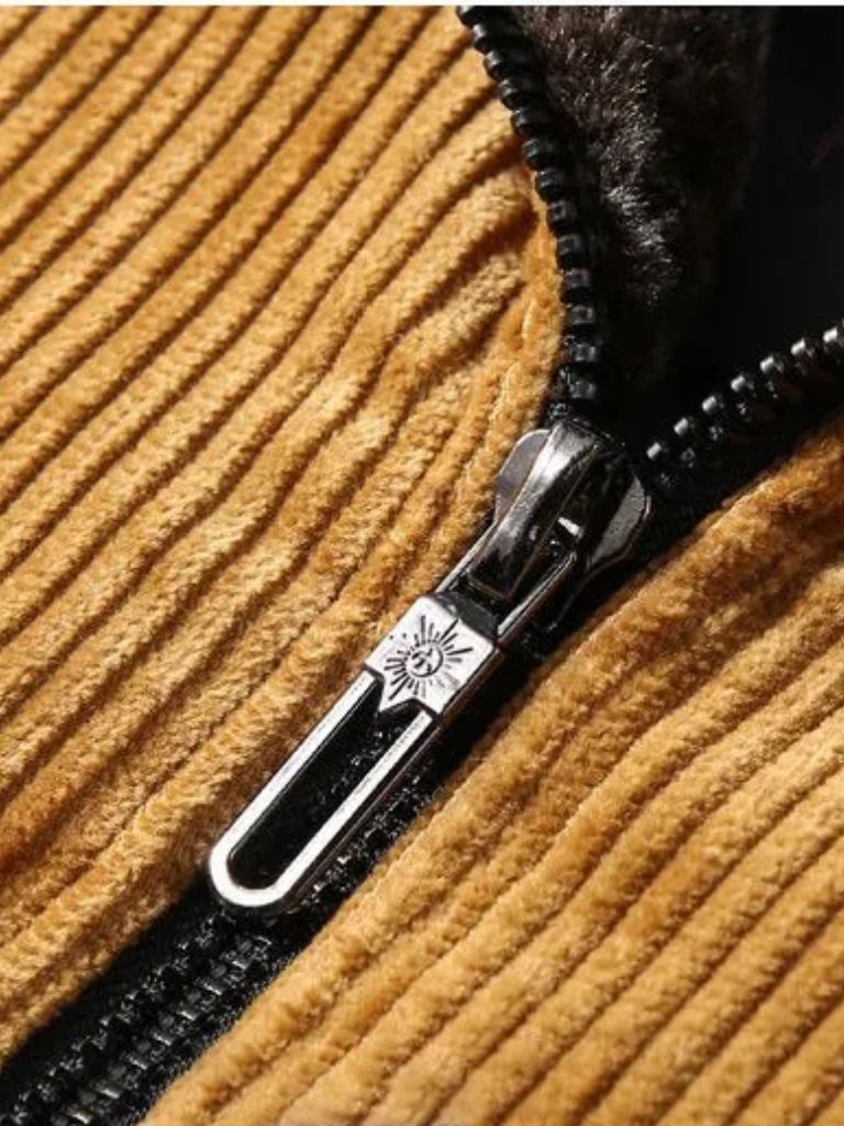Thermal Windbreaker Corduroy Jacket - Cross & Crown
